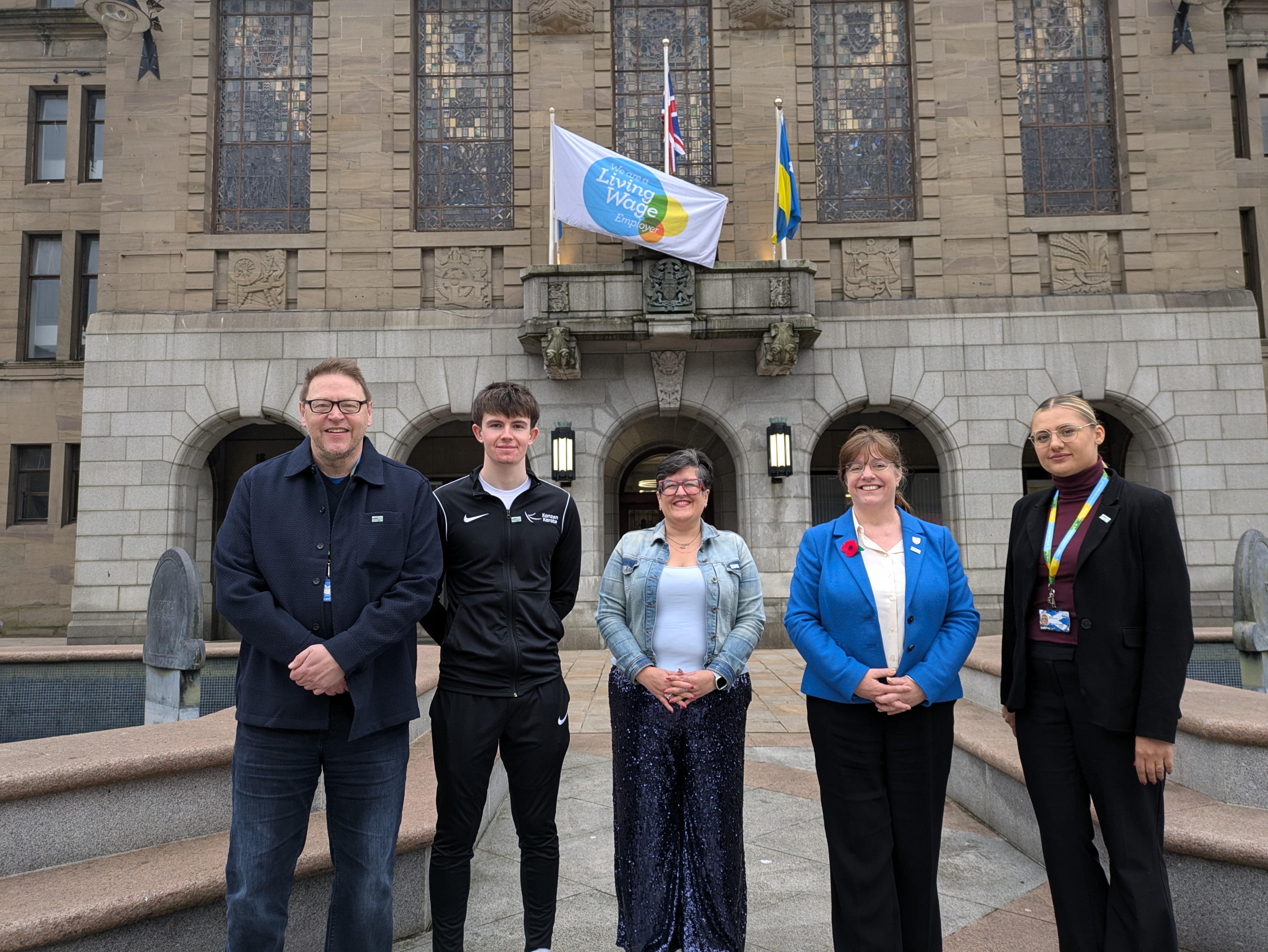 More than 300 staff have benefitted since Abertay began paying the Living Wage rate